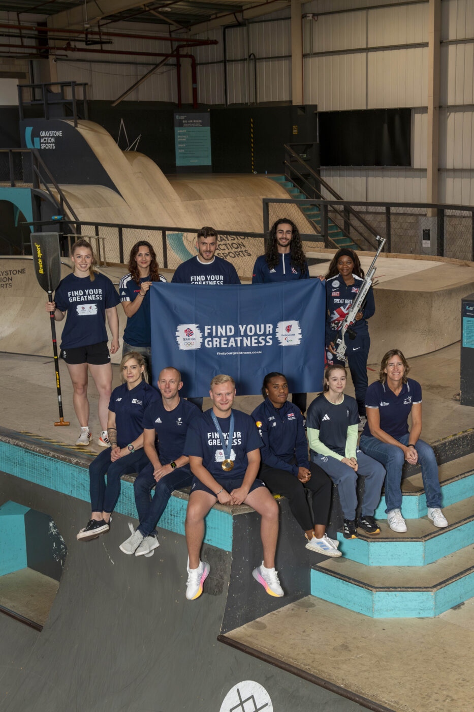 Find your greatness - athletes at event